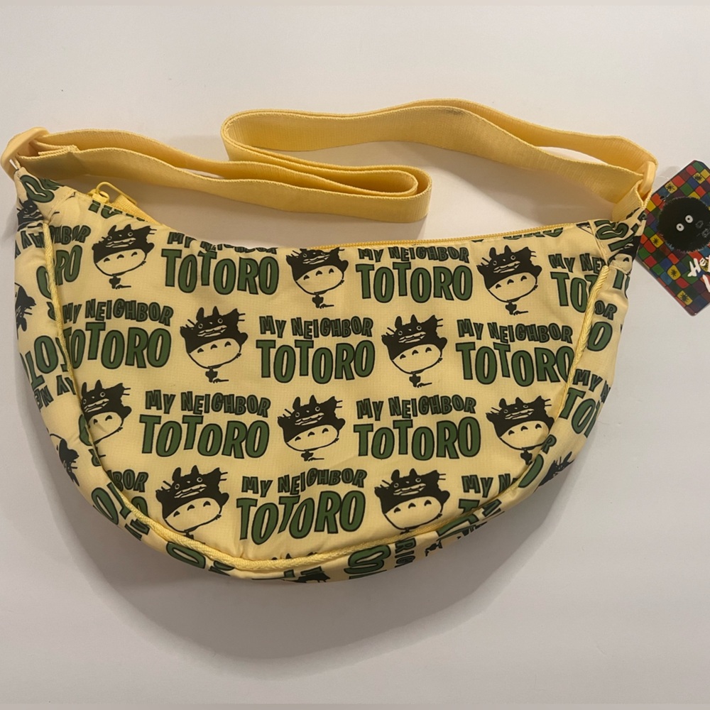 Uniqlo Studio Gibli Totoro Yellow Shoulder Crossbody Bag NWT